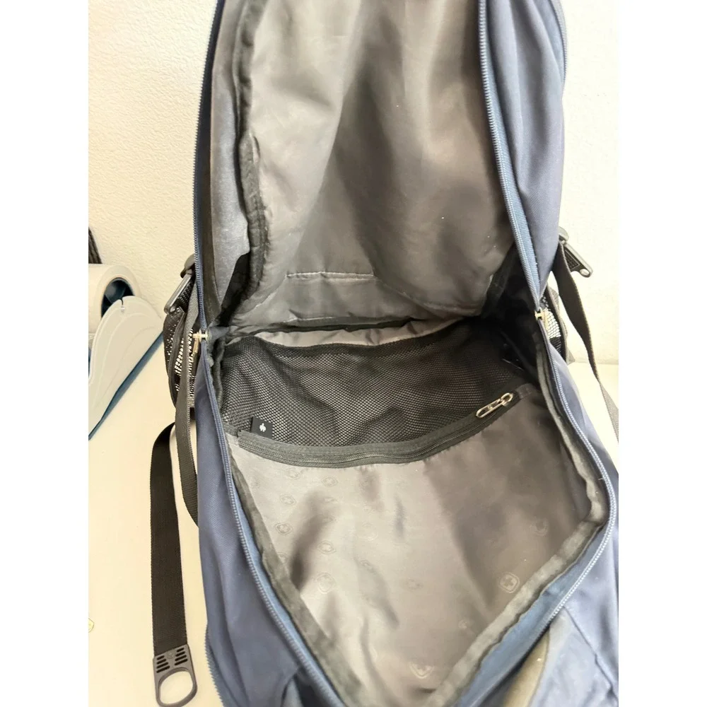 SwissGear‎ Airflow Backpack Navy Blue Black Laptop Travel Commuter Bag